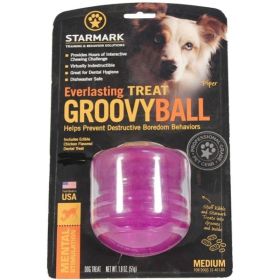 Starmark Everlasting Treat Groovy Ball Medium (Option: Groovy Ball, size: medium)