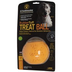 Starmark RubberTuff Treat Ball Large (size: large)