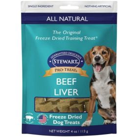 Stewart Freeze Dried Beef Liver Treats Resealable Pouch (Option: Beef Liver)