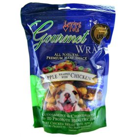Loving Pets Gourmet Apple & Chicken Wraps (Option: Apple & Chicken)