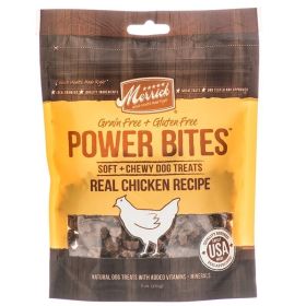 Merrick Power Bites Soft & Chewy Dog Treats  Real Chicken Recipe (Option: Chicken)