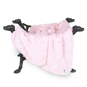Bella Dog Blanket (Color: Baby Pink, size: LG)